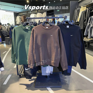 正品耐克卫衣男2023秋冬季加绒运动休闲套头衫DX1362-323-010-237