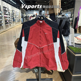 613 防风训练运动休闲立领梭织夹克IF2029 正品 耐克外套男2025冬季