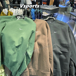 NIKE耐克卫衣男2023秋冬季加绒保暖运动套头衫DX1362-323-010-237