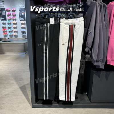 NIKE耐克男裤2025秋冬加绒詹姆斯篮球运动直筒长裤HV3491-010-133