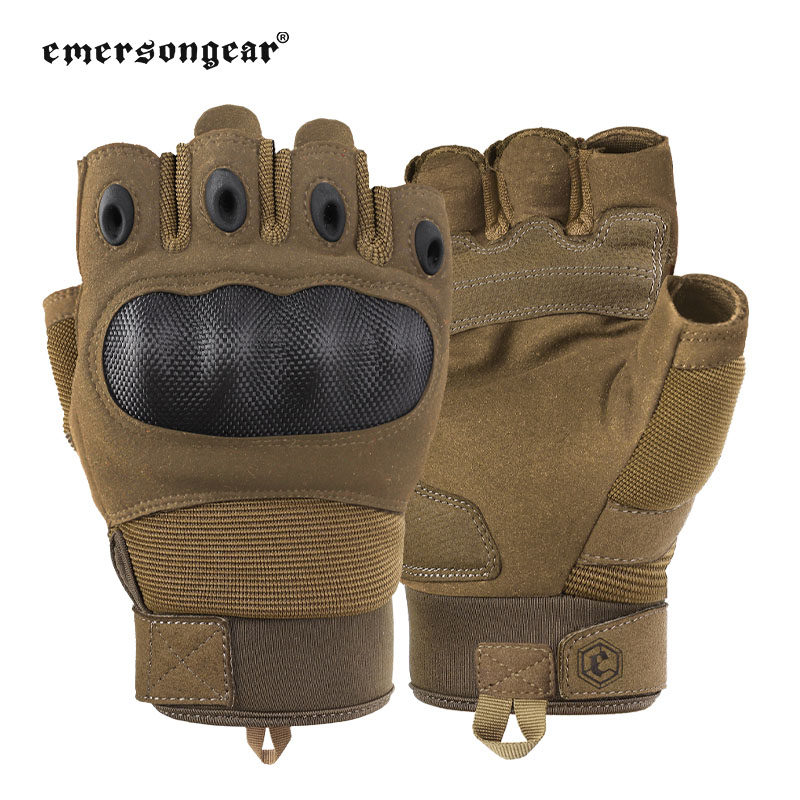 爱默生新品战术手套全指硬壳防护登山手套摩托车骑行触屏减震手套