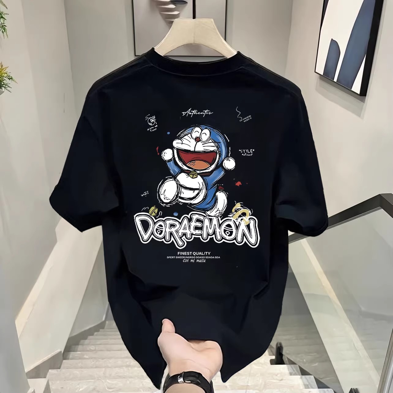 新款夏季潮流短袖t恤男重磅纯棉2