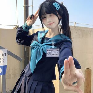 【风铃草】知野高校JK原创水手服jk日系制服套装短袖校供女夏季