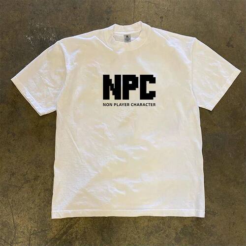 NPC~品牌折扣美式街头重磅纯棉简
