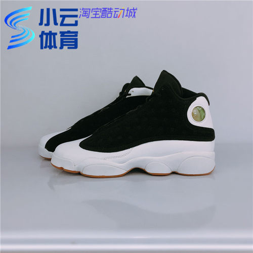 jordanaj13黑金生胶篮球鞋