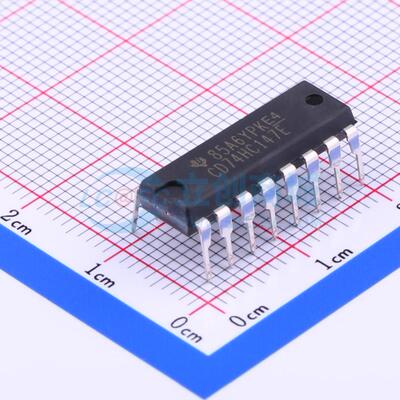 CD74HC147E PDIP-16 信号开关/编解码器/多路复用器TI (德州仪器)