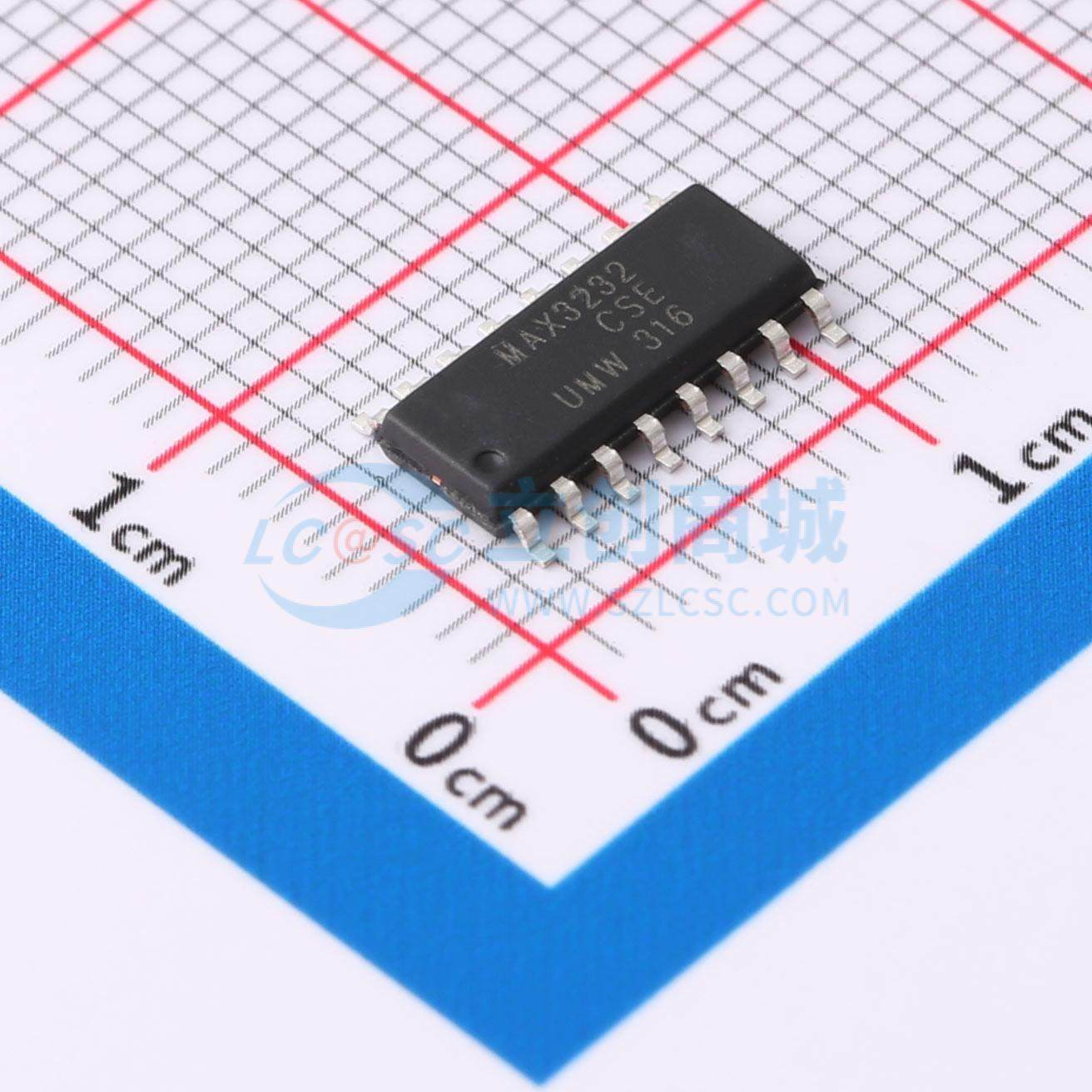 MAX3232CSE(UMW) SOP-16 RS232芯片 全新原装UMW 元器件配单可开