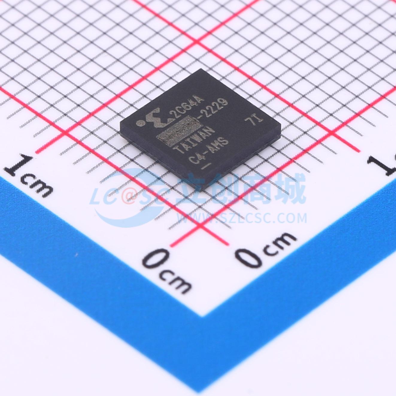 XC2C64A-7CPG56I CSBGA-56(6x6) 可编程逻辑器件(CPLD/FPGA) 全新