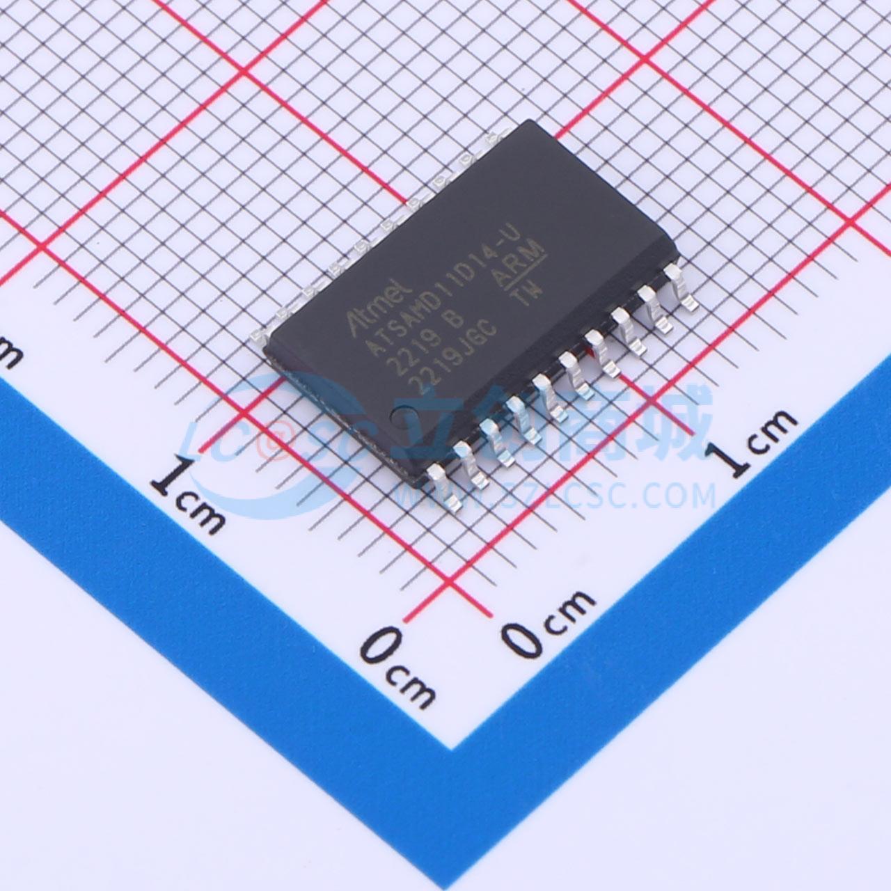 ATSAMD11D14A-SSUT SOIC-20-300mil 单片机(MCU/MPU/SOC) 全新原