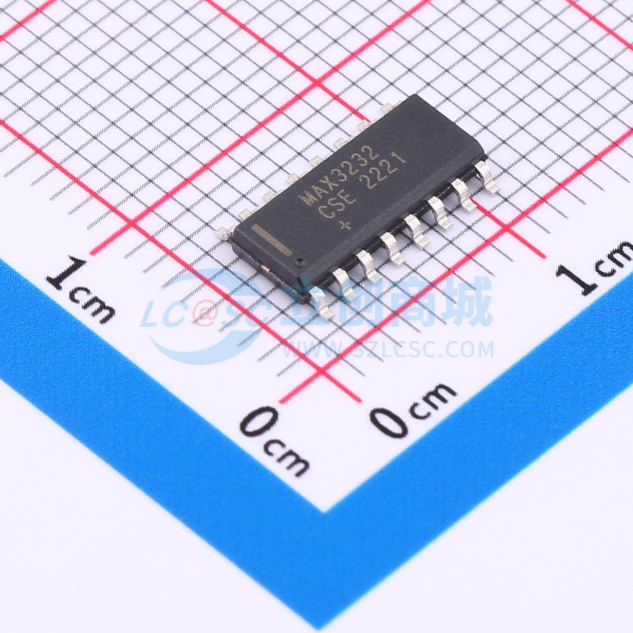MAX3232CSE+T SOIC-16 RS232芯片 全新原装美信 元器件BOM配单
