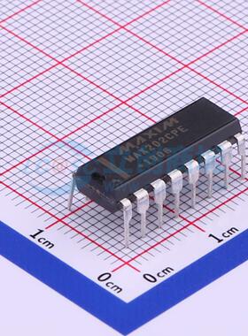 MAX202CPE+ PDIP-16 RS232芯片 全新原装美信 元器件BOM配单