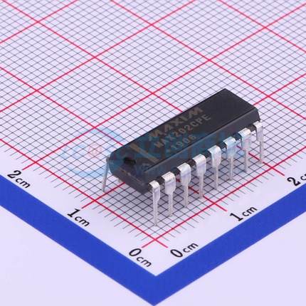 MAX202CPE+ PDIP-16 RS232芯片 全新原装美信 元器件BOM配单