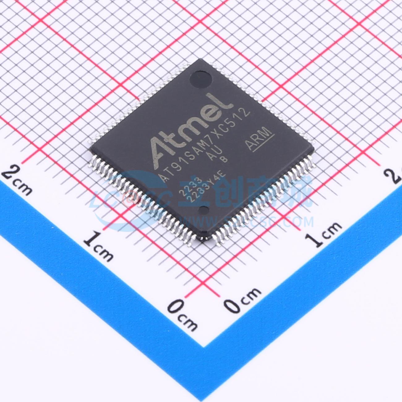 AT91SAM7XC512B-AU LQFP-100(14x14) 单片机(MCU/MPU/SOC) 全新原