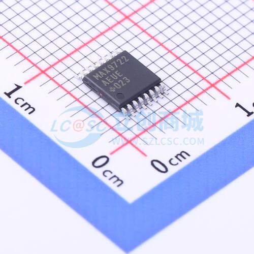 MAX9722AEUE+T TSSOP-16 音频功率放大器 全新原装美信 元器件BOM