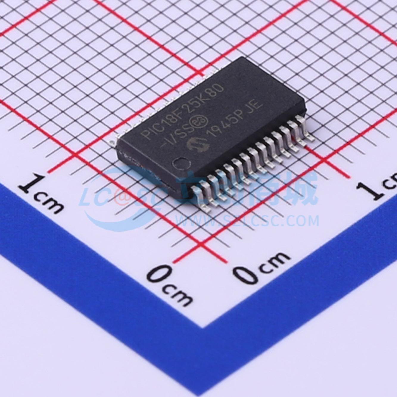 PIC18F25K80-I/ss SSOP-28-208mil 单片机(MCU/MPU/SOC) 全新原装