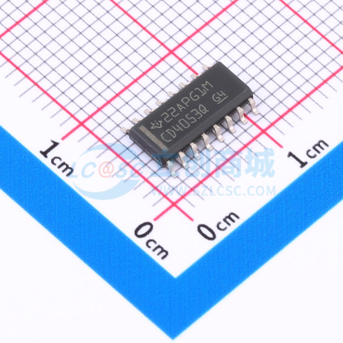 CD4053BQM96Q1 SOIC-16 模拟开关/多路复用器TI (德州仪器) 全新
