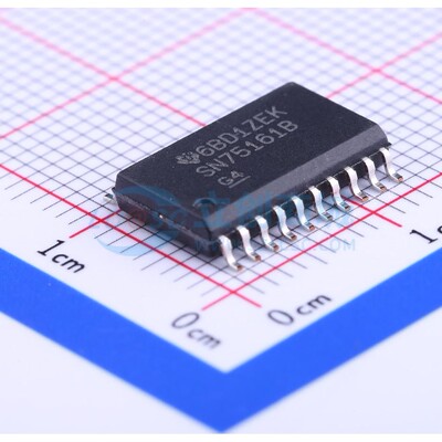SN75161BDW SOIC-20-300mil 缓冲器/驱动器/收发器TI (德州仪器)