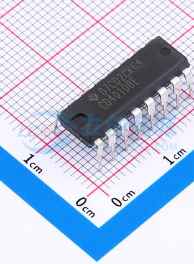 CD4010BE PDIP-16 转换器/电平移位器TI (德州仪器) 全新原装 BOM