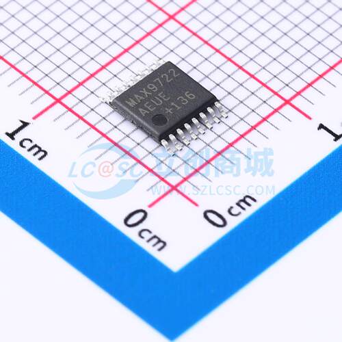 MAX9722AEUE+ TSSOP-16 音频功率放大器 全新原装美信 元器件BOM