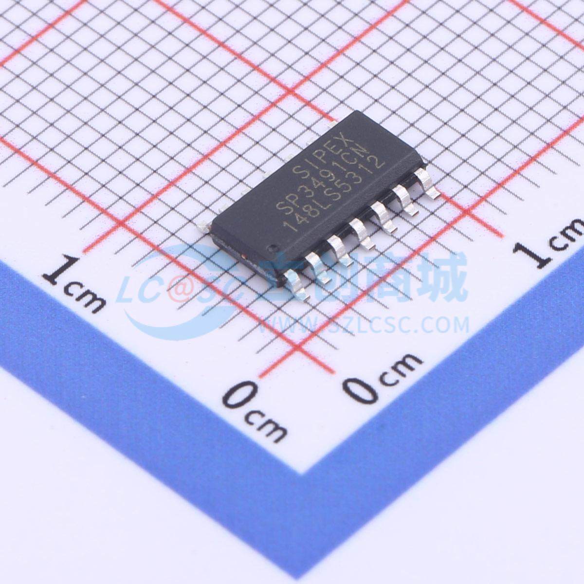 SP3491CN-L SOIC-14 RS-485/RS-422芯片 全新原装 元器件配单