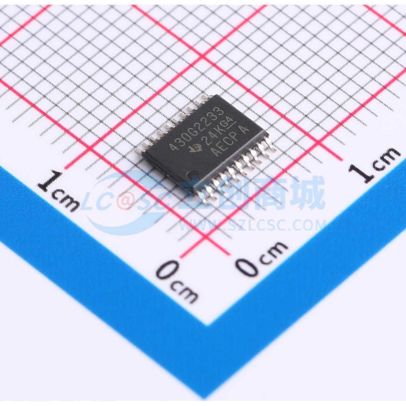 MSP430G2233IPW20R TSSOP-20 单片机(MCU/MPU/SOC)TI (德州仪器)