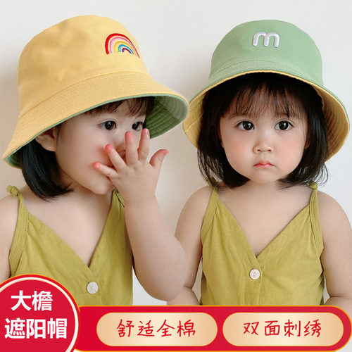 遮阳帽大檐棉渔夫帽防晒防紫外线