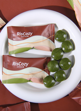 英国RisCozy瑞可滋抹茶味奶糖结婚喜糖散装婚礼糖果批发休闲零食