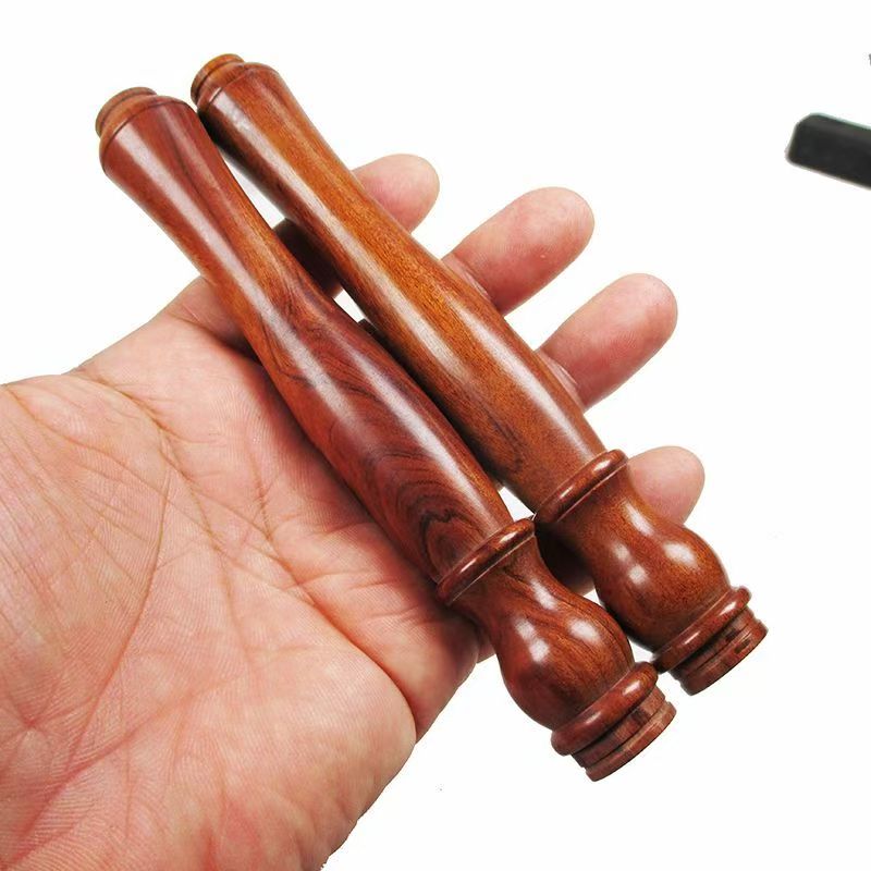 酸枝木手柄空竹杆配件专用手柄长14.5厘米杆体6mm专业扯铃杆配件