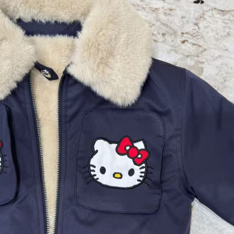 女童秋季卡通甜酷风棒球服外套2025新款洋气嘻哈刺绣夹克衫秋装潮