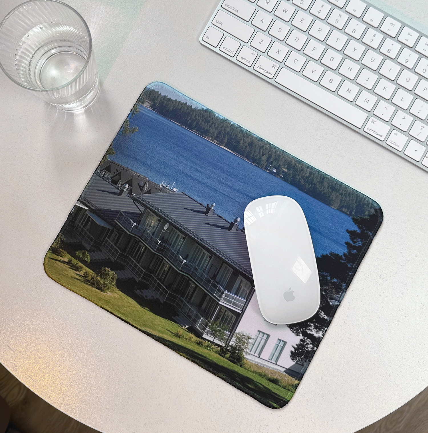 划水时间摄影鼠标垫ins风