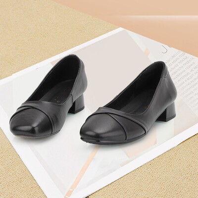 郡谊大码女鞋加肥胖脚舒适单鞋