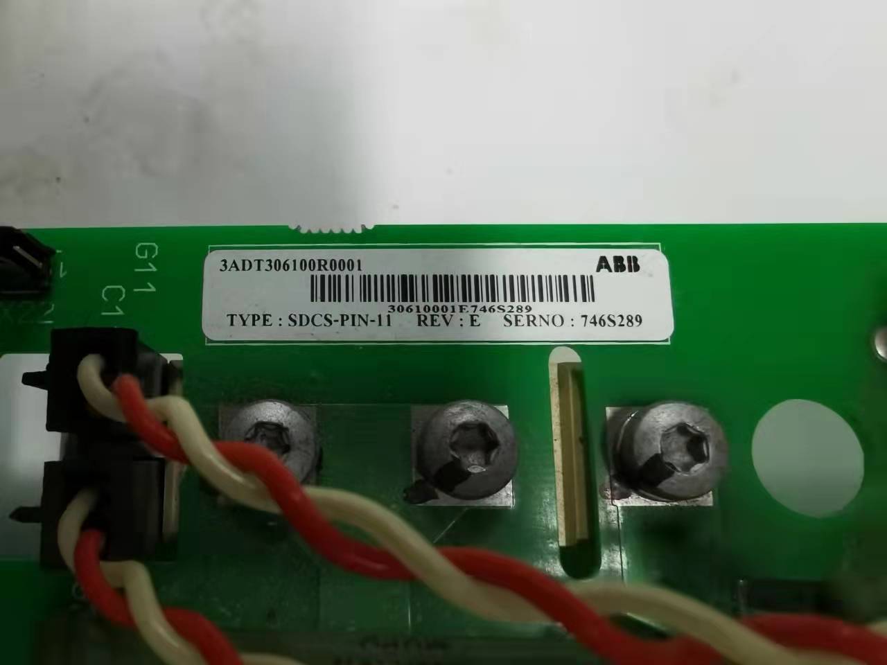 2023ABB驱动板SDCS-PIN-11带模块3ADT306100R0001非实价