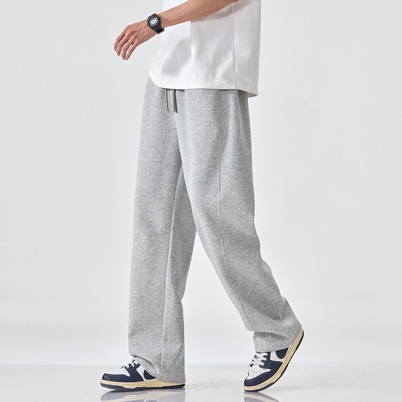 百搭休闲裤子男款2026新款春夏季针织透气青年潮流男生长裤卫裤