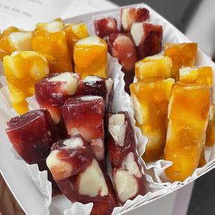 夏威夷果树莓百香果软糖水果糖喜糖莓莓软糖纯手工制作无添加