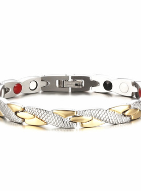 龙纹手链钛钢简约女士