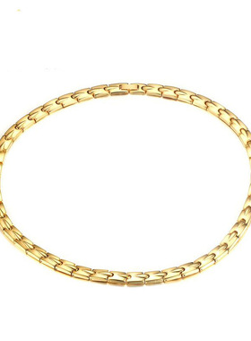 东莞饰品厂家钢磁性手链磁石四合一元素水滴造型金色银色项链男女