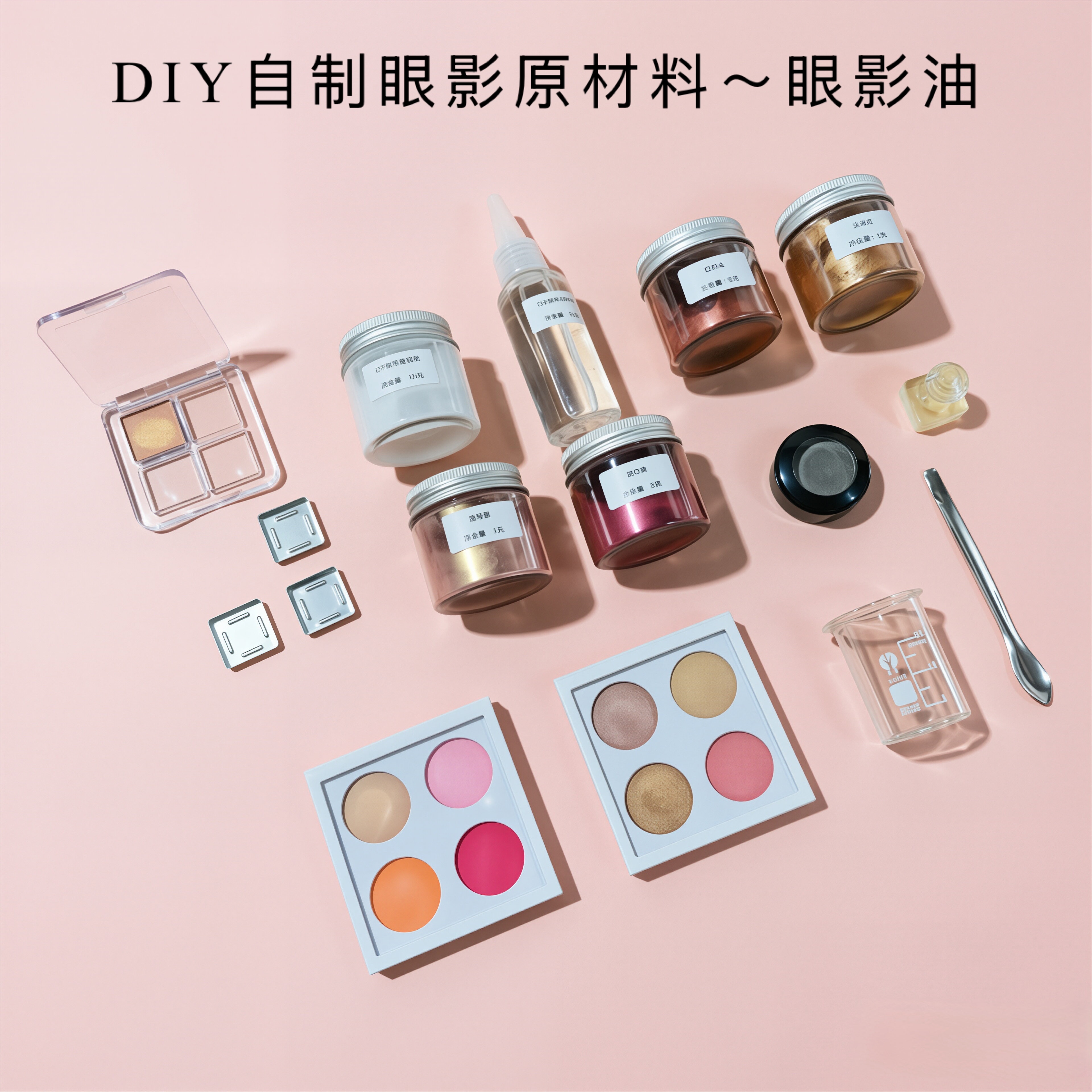 DIY手工眼影油彩妆制作原材料粉饼油眼影调和油50克100克眼影专用