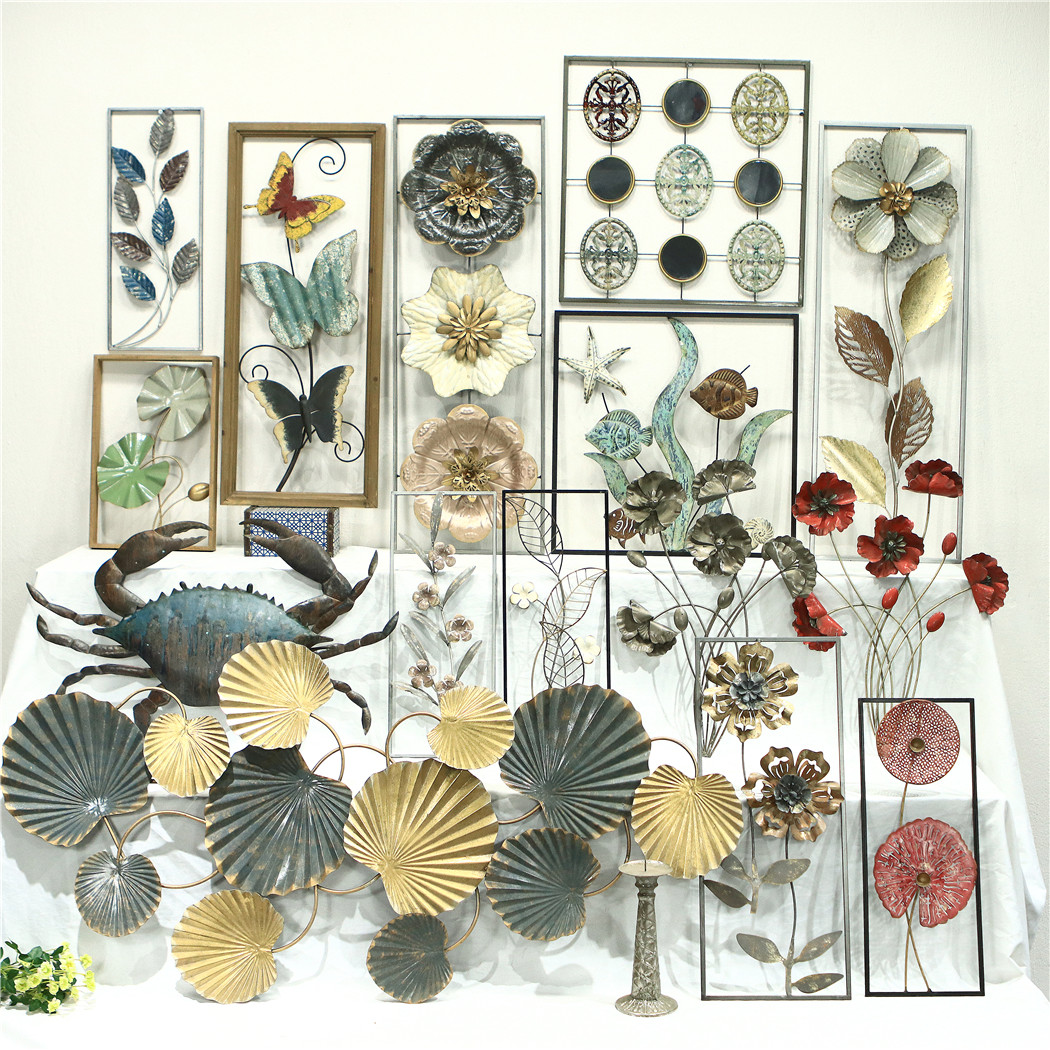 北欧装饰仿古做旧铁艺壁挂壁饰