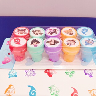 哪吒奖励印章老师奖励幼儿园学生儿童卡通评语盖章玩具全套小礼品