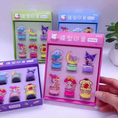 美乐蒂库洛米玉桂狗儿童印章玩具
