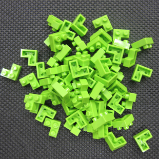 可达鸭通用直角称重散件积木小颗粒拼搭益智组装DIY微型拼搭玩具