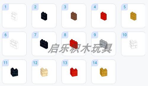 积木建筑砖墙散装钻石颗粒