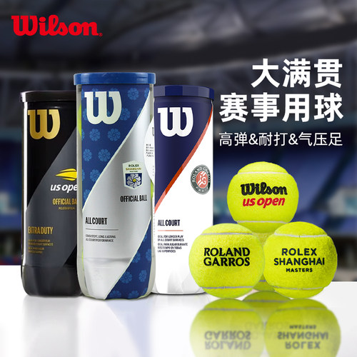 正品wilson威尔胜训练网球比赛球