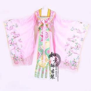 2023新款李玉刚古装演出服反串戏服民族服装粉色大裙摆舞蹈表演女