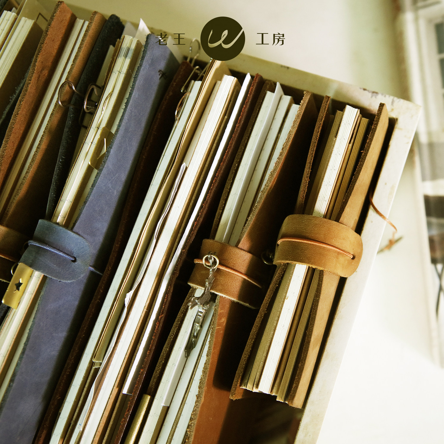 TN 수첩 불량 가죽 수첩 복고풍 수제 여행 수첩 일본식 루스리프