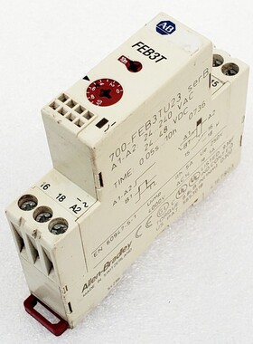 Allen-Bradley 700-FEB3TU23 0.05sA 10 Hora Tiempo Relé Apaga
