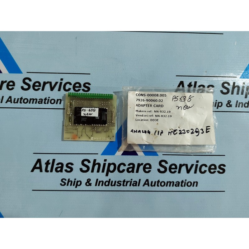 Norcontrol NN-832.19 HE-220293F Analógico Entrada Adaptador