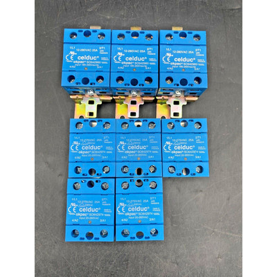 LOT DE 8 CELDUC OKPAC SO842974 12-275VAC RELAIS A SEMI CONDU