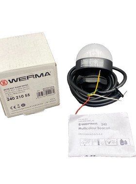 WERMA 240 210 55 MC55 RGY CABLE 24VDC MULTICOLOUR BEACON