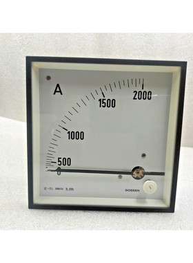 GILGEN MULLER & WEIGERT AQS 144 AMMETER 0-2000 AMPERES
